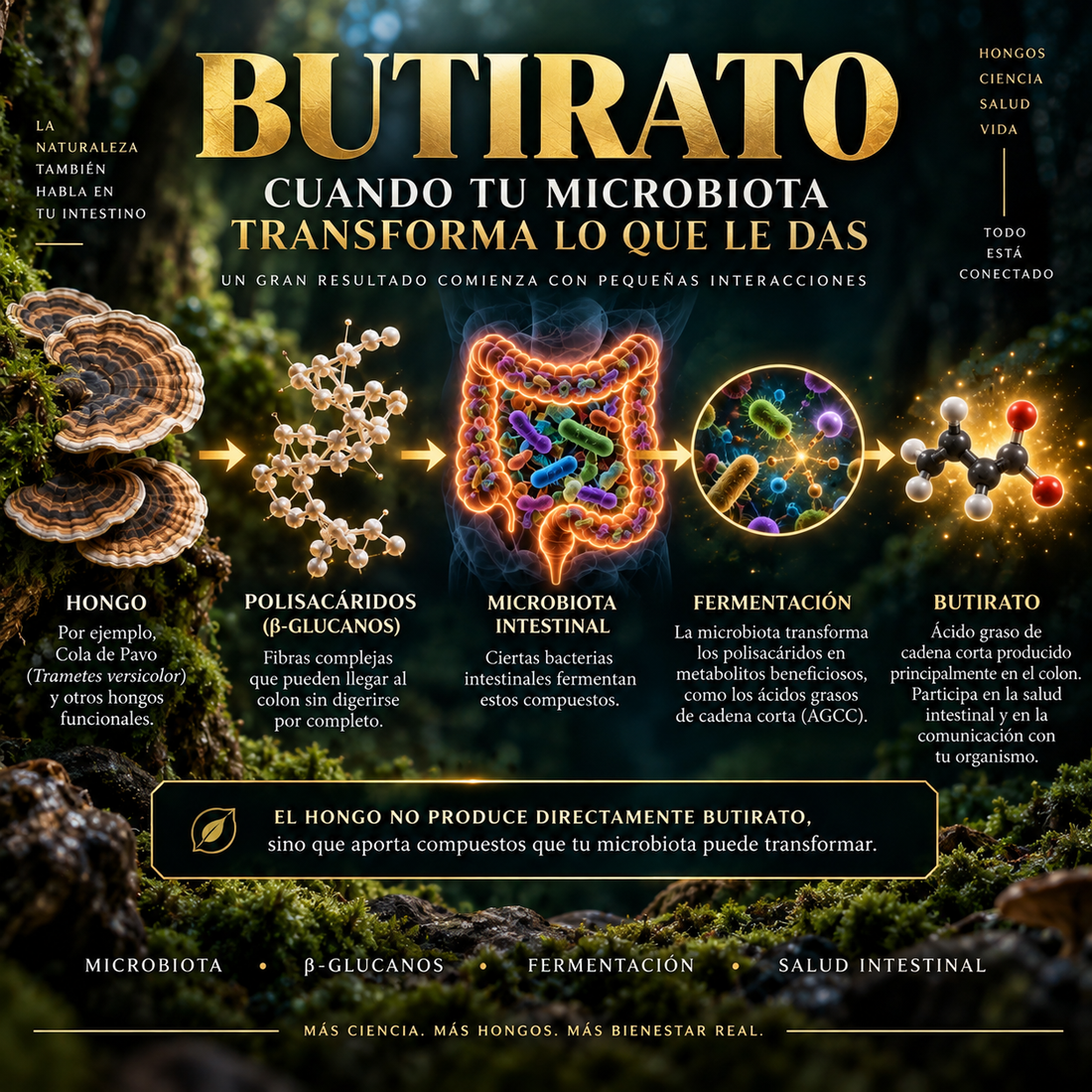 Butirato y microbiota: qué es, cómo se produce y por qué importa para tu intestino
