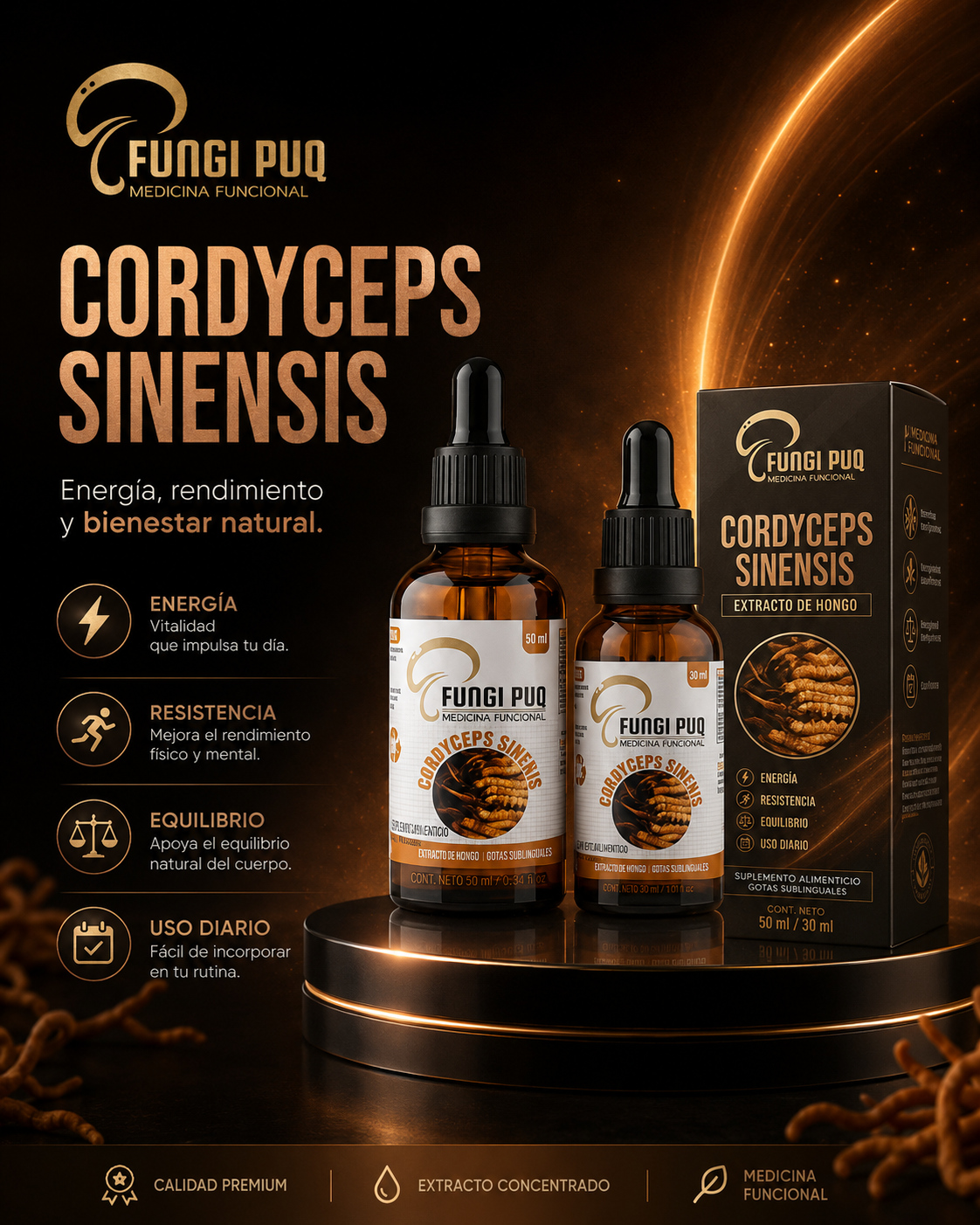 Extracto de Cordyceps Sinensis