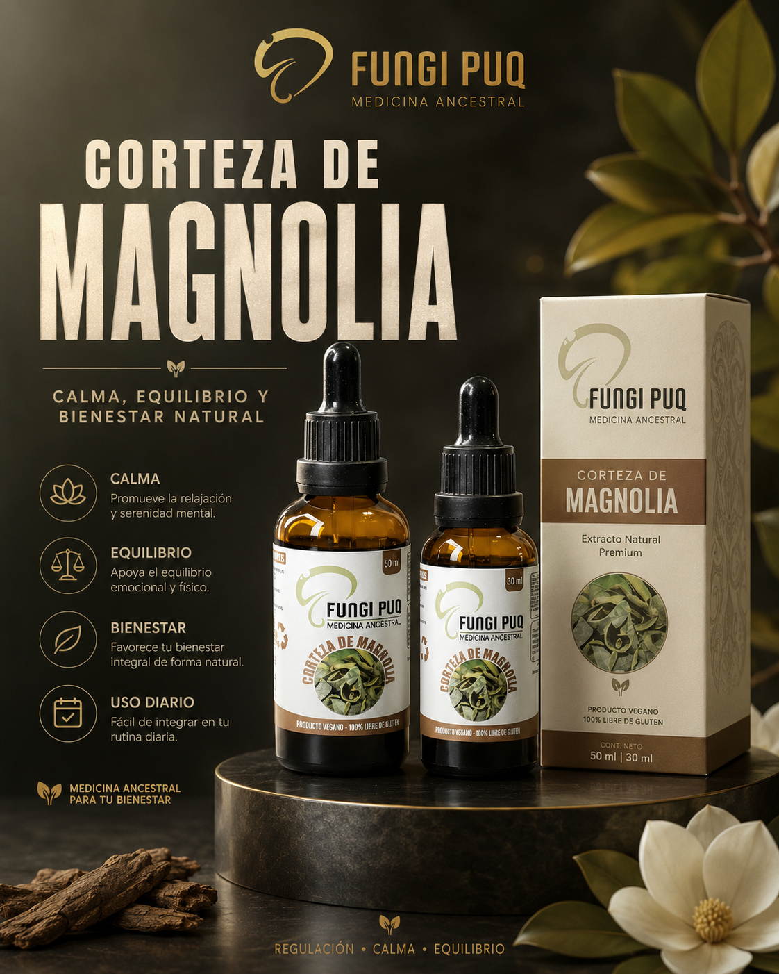 Extracto de Corteza de Magnolia
