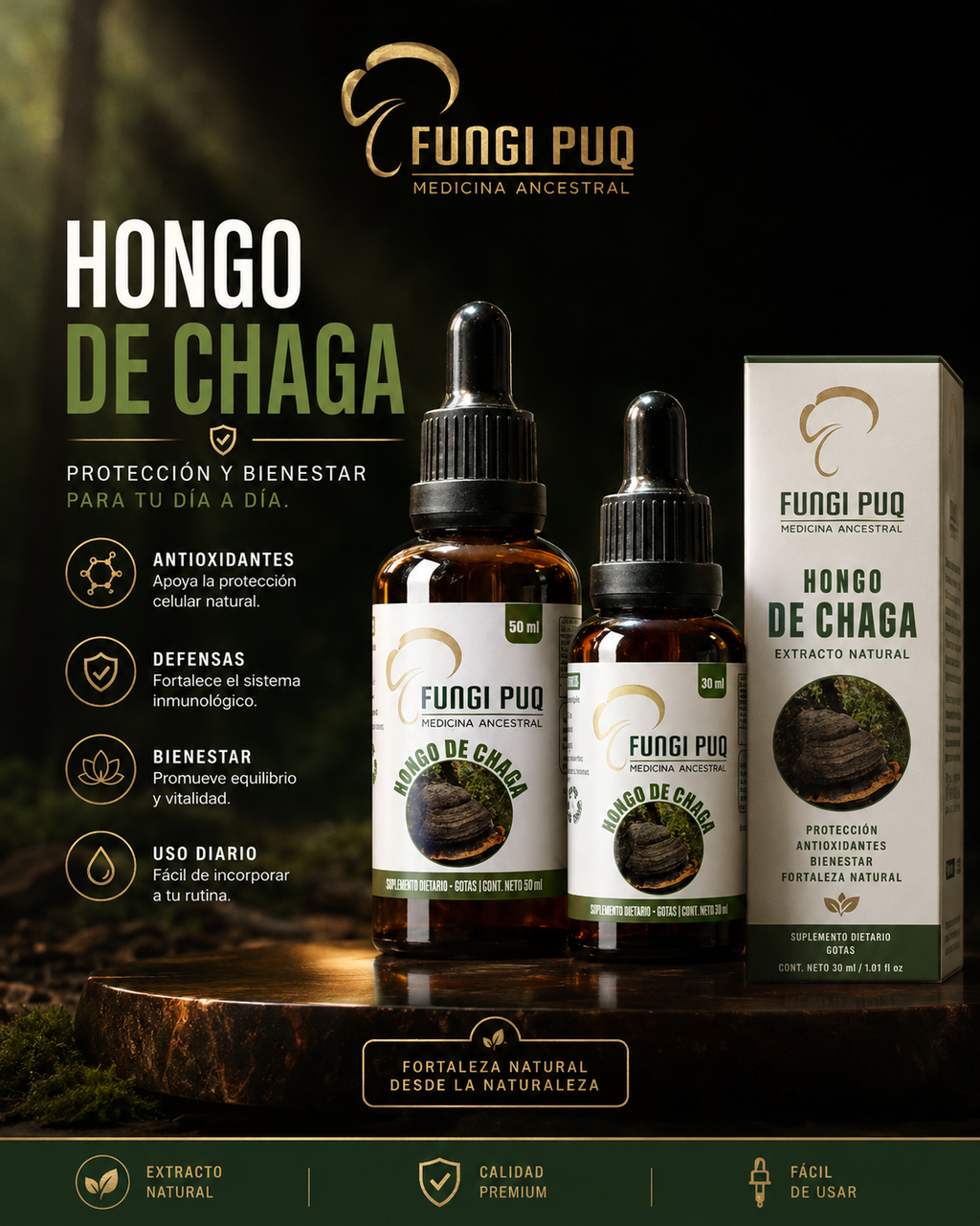 Extracto de Chaga