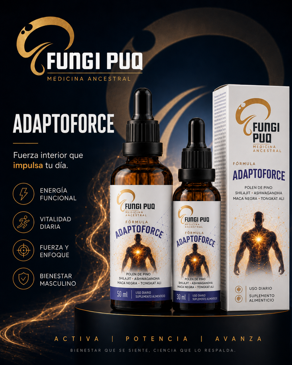 Adaptoforce | Extracto funcional de vitalidad y rendimiento